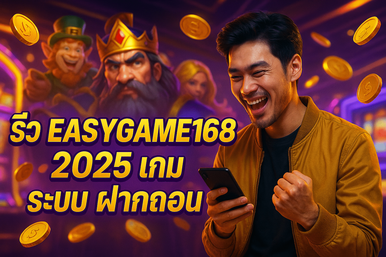 รีวิว EASYGAME168 2025 เกม ระบบ ฝากถอน