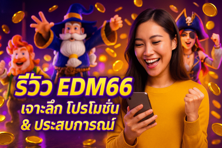 รีวิว EDM66 เจาะลึก โปรโมชั่น & ประสบการณ์